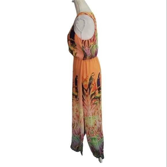 W118 by Walter Baker Orange Parrot Maxi Dress - Picture 3 of 8